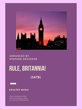 Rule, Britannia!: SATB SATB choral sheet music cover